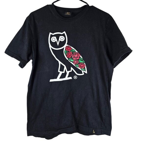 OVO Sandra’s Rose Owl T-Shirt October’s Very Own Drake Size M Rare‎